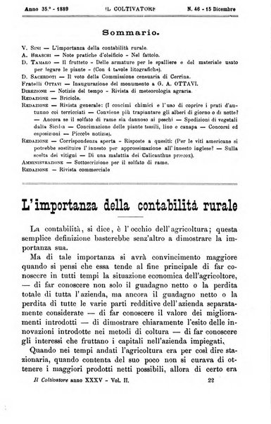 Il coltivatore giornale di agricoltura pratica