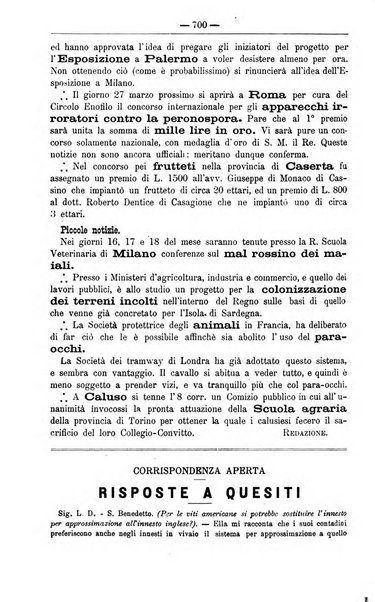 Il coltivatore giornale di agricoltura pratica