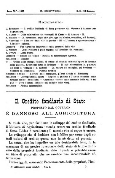 Il coltivatore giornale di agricoltura pratica