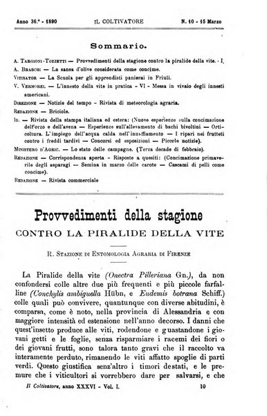 Il coltivatore giornale di agricoltura pratica