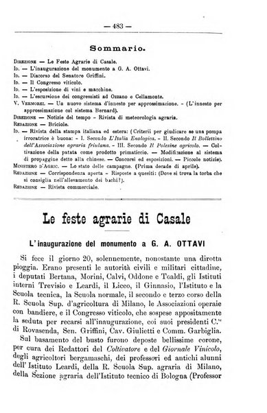 Il coltivatore giornale di agricoltura pratica