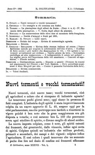 Il coltivatore giornale di agricoltura pratica