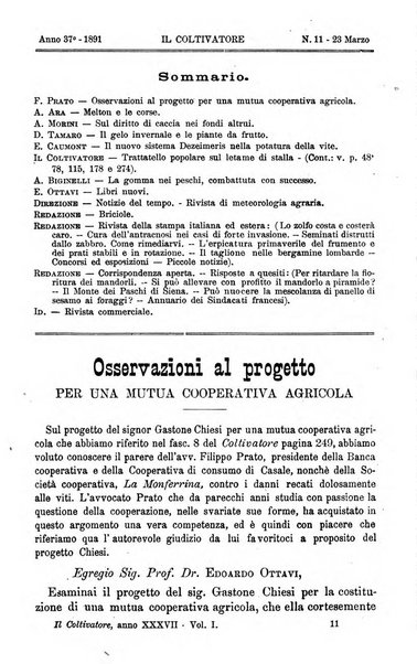 Il coltivatore giornale di agricoltura pratica