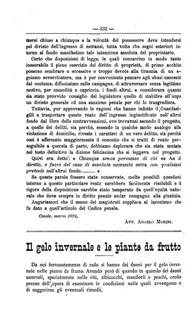 Il coltivatore giornale di agricoltura pratica