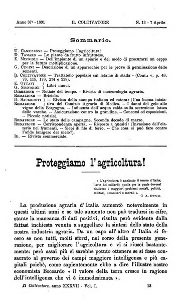 Il coltivatore giornale di agricoltura pratica