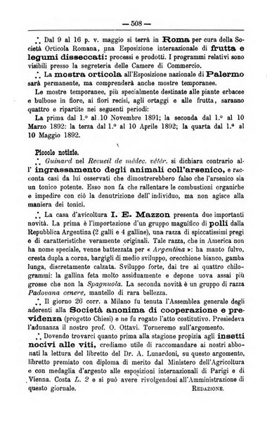 Il coltivatore giornale di agricoltura pratica