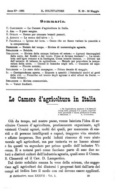 Il coltivatore giornale di agricoltura pratica