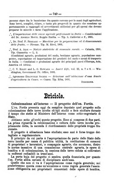 Il coltivatore giornale di agricoltura pratica