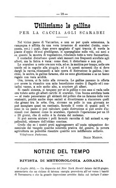 Il coltivatore giornale di agricoltura pratica