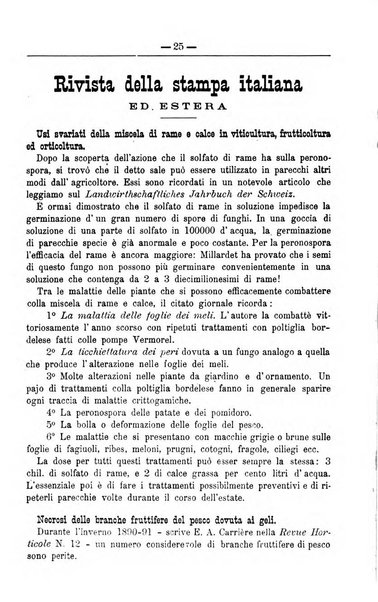 Il coltivatore giornale di agricoltura pratica