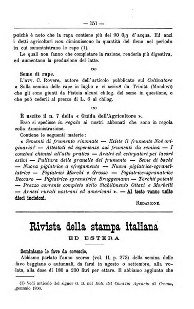 Il coltivatore giornale di agricoltura pratica