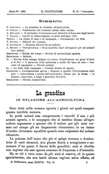 Il coltivatore giornale di agricoltura pratica