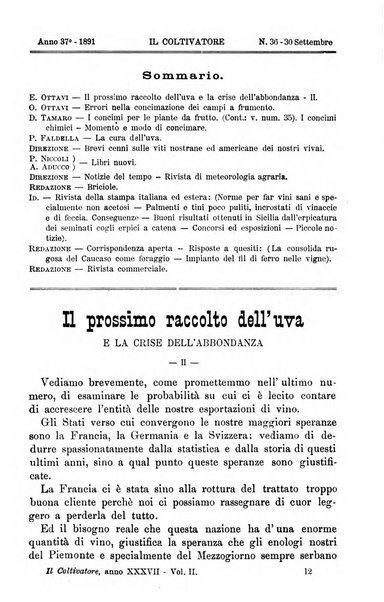 Il coltivatore giornale di agricoltura pratica