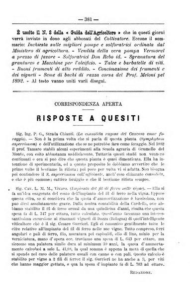 Il coltivatore giornale di agricoltura pratica