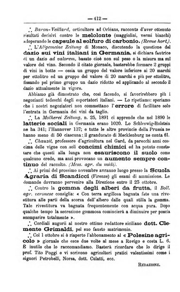 Il coltivatore giornale di agricoltura pratica