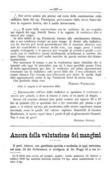 Il coltivatore giornale di agricoltura pratica