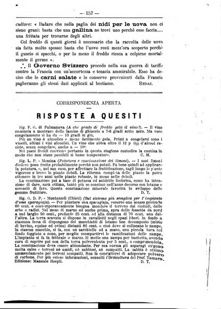 Il coltivatore giornale di agricoltura pratica