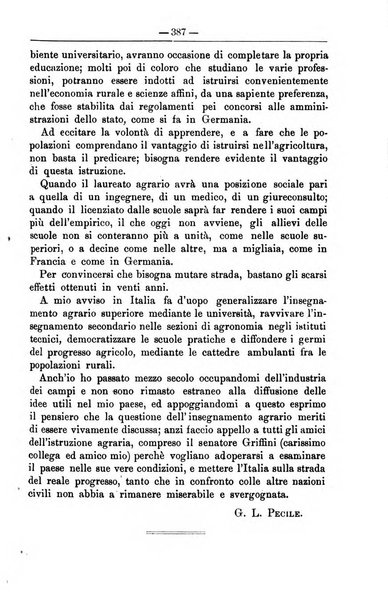 Il coltivatore giornale di agricoltura pratica