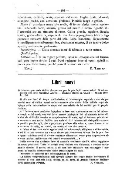 Il coltivatore giornale di agricoltura pratica