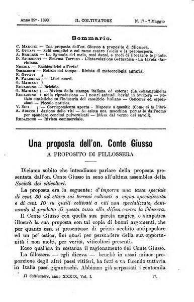 Il coltivatore giornale di agricoltura pratica