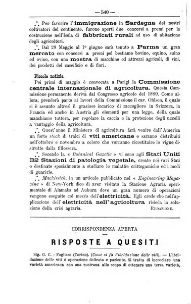 Il coltivatore giornale di agricoltura pratica