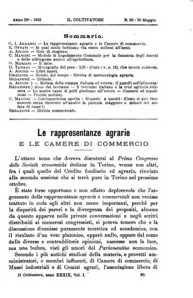 Il coltivatore giornale di agricoltura pratica