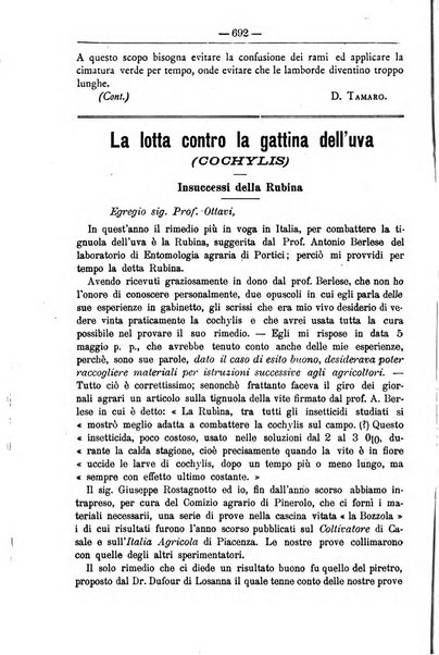 Il coltivatore giornale di agricoltura pratica