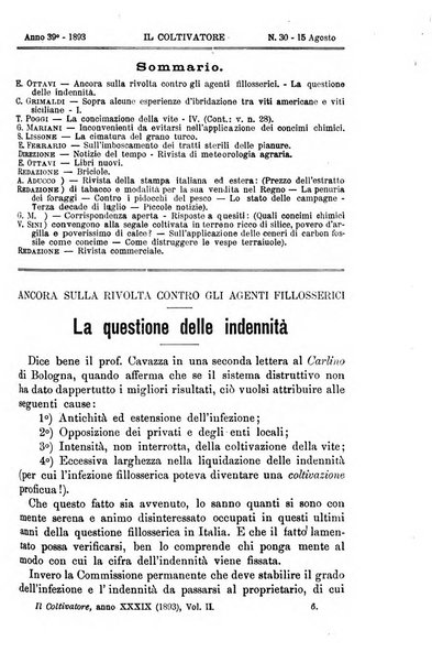 Il coltivatore giornale di agricoltura pratica