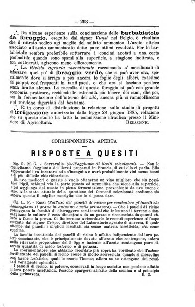 Il coltivatore giornale di agricoltura pratica