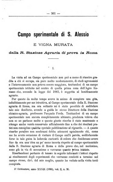 Il coltivatore giornale di agricoltura pratica