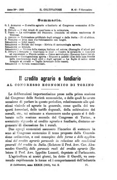 Il coltivatore giornale di agricoltura pratica