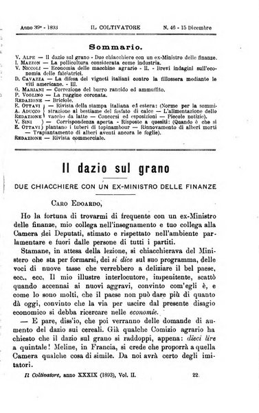 Il coltivatore giornale di agricoltura pratica