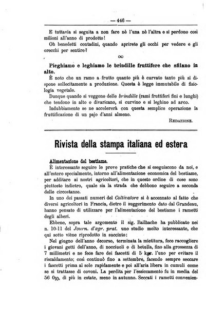 Il coltivatore giornale di agricoltura pratica