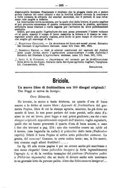 Il coltivatore giornale di agricoltura pratica