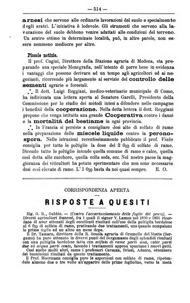 Il coltivatore giornale di agricoltura pratica