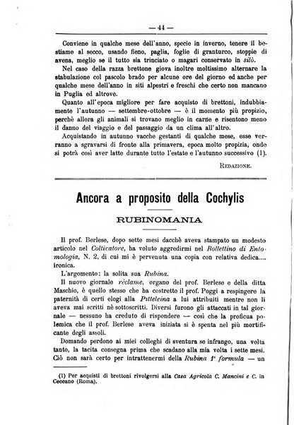 Il coltivatore giornale di agricoltura pratica