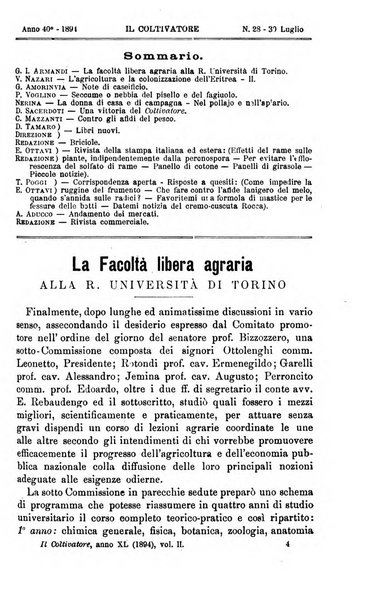 Il coltivatore giornale di agricoltura pratica