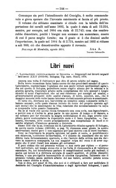 Il coltivatore giornale di agricoltura pratica