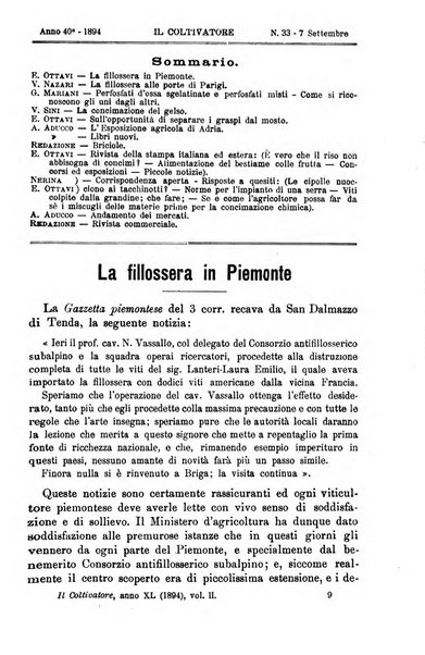 Il coltivatore giornale di agricoltura pratica