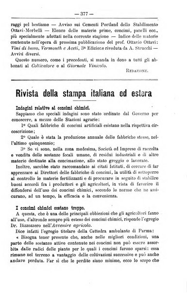 Il coltivatore giornale di agricoltura pratica