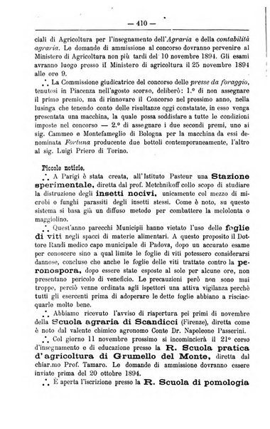 Il coltivatore giornale di agricoltura pratica