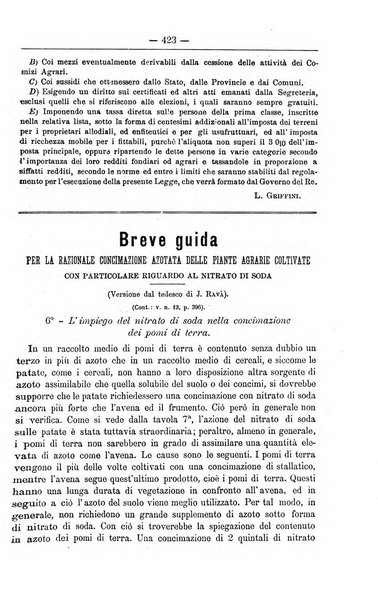 Il coltivatore giornale di agricoltura pratica