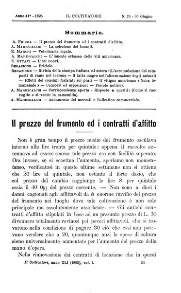 Il coltivatore giornale di agricoltura pratica