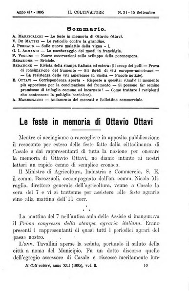 Il coltivatore giornale di agricoltura pratica