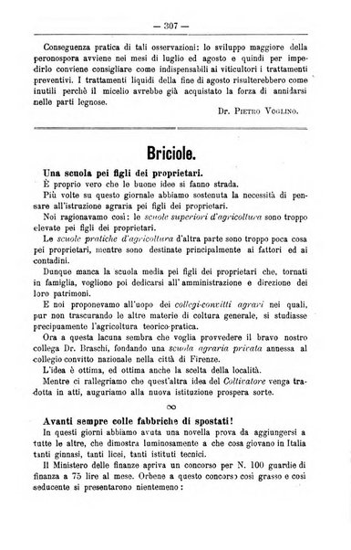 Il coltivatore giornale di agricoltura pratica