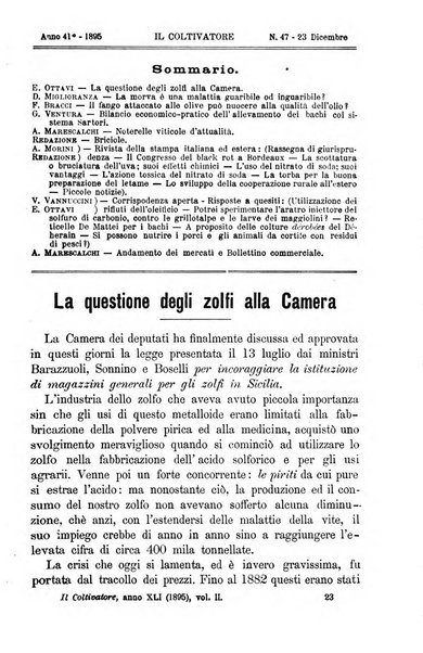 Il coltivatore giornale di agricoltura pratica