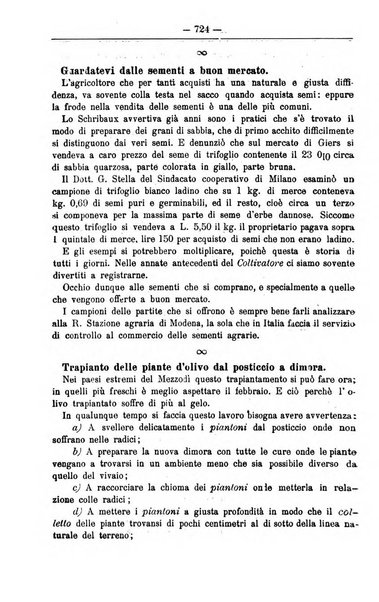 Il coltivatore giornale di agricoltura pratica