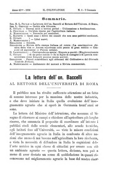 Il coltivatore giornale di agricoltura pratica