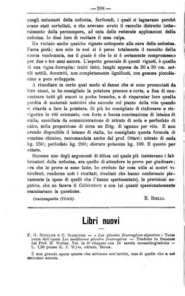 Il coltivatore giornale di agricoltura pratica