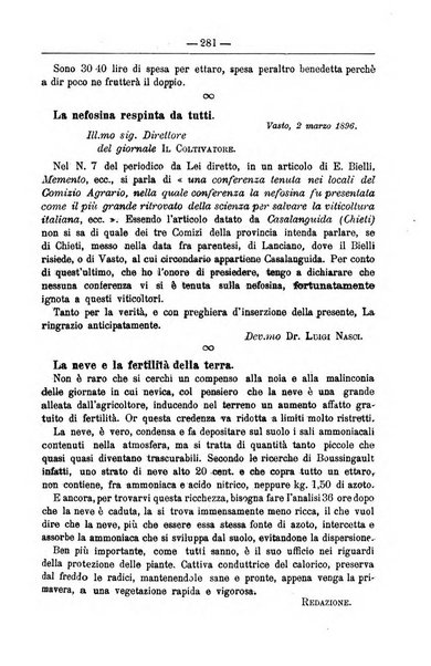 Il coltivatore giornale di agricoltura pratica